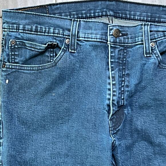 Levi's 511 High Waisted Medium Wash Denim Slim Jeans Men's Size 38 x 30 Blue - Picture 2 of 10